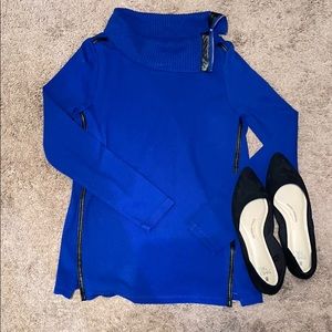 Blue sweater never worn.